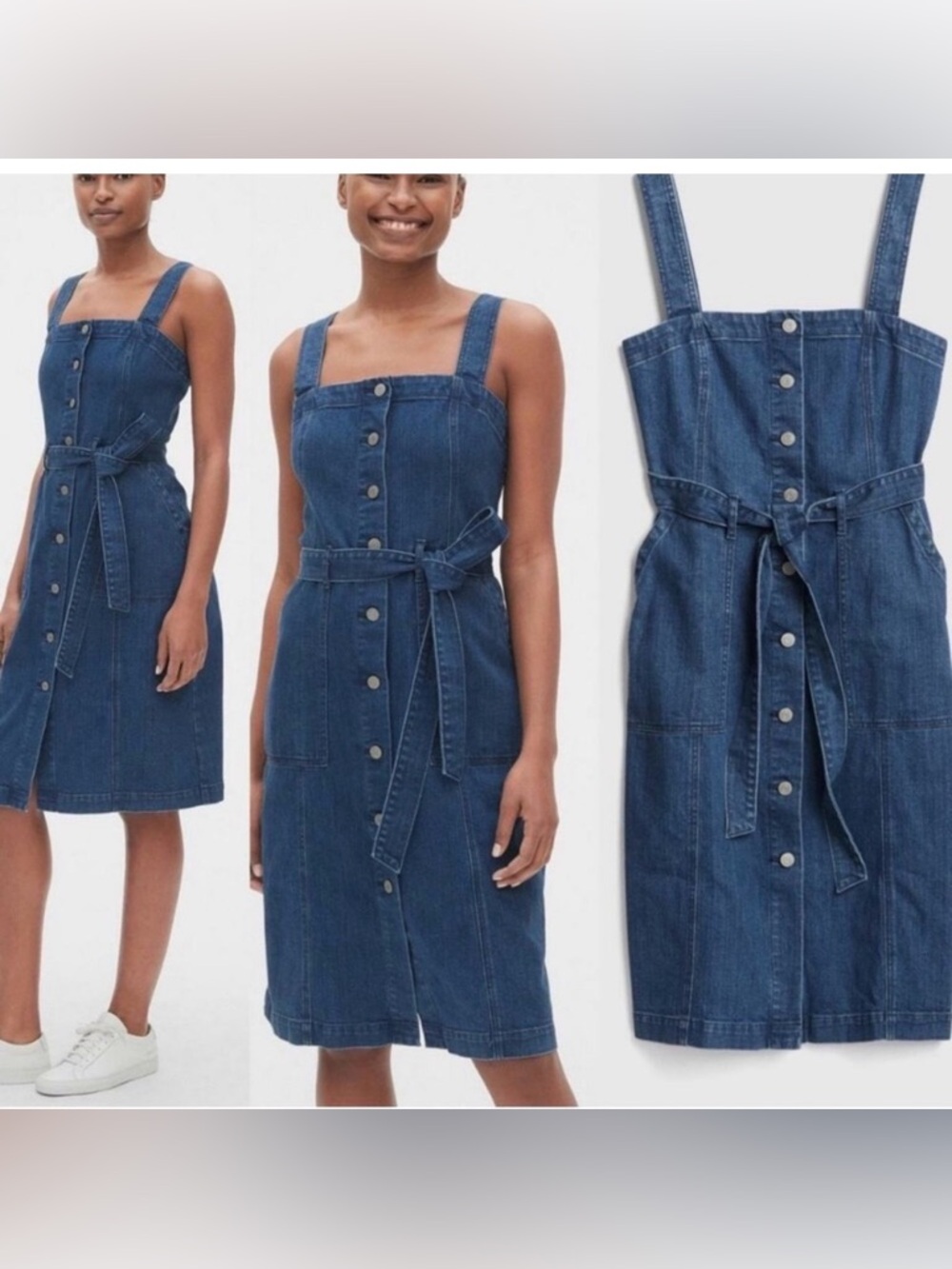 Gap | Denim Button-Front Dress
